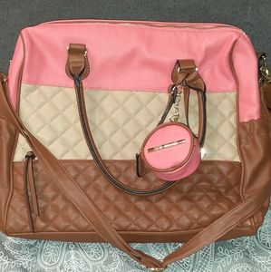 Large, roomy Steve Madden diaper bag